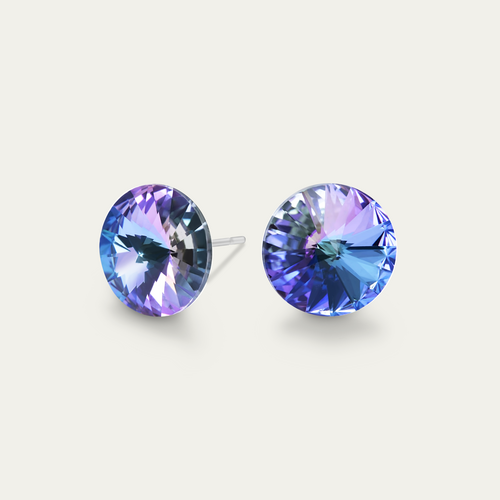 Mila - Vitrail Light - 8mm Iridescent & Purple Color Crystal - Pung.G