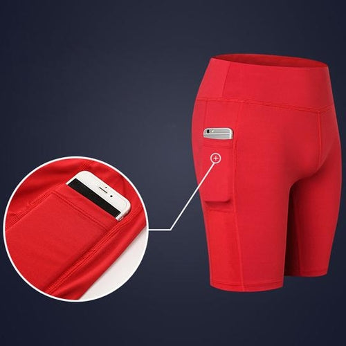 All Seasons Yoga Shorts Stretchable With Phone Pocket Pung.G