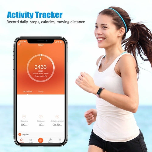 SmartFit Slim Activity Tracker And Monitor Smart Watch With FREE Extra Pung.G