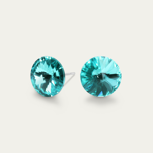 Mila - Light Turquoise - 8mm Blue & Green Color Crystal - Pung.G