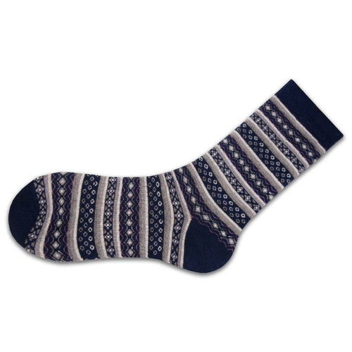 Flower Pattern Cotton Women's Crew Socks in 1-Pair Packs Pung.G