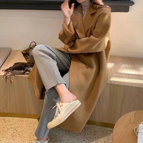 Small High-grade Woolen Coat For Women Pung.G