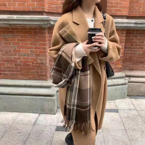 Small High-grade Woolen Coat For Women Pung.G