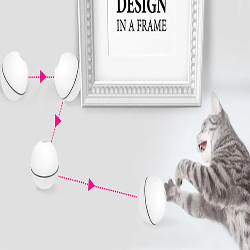 LED Laser Electronic Rolling Pet Funny Cat Toy Ball Pung.G