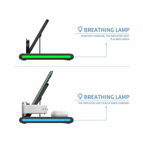 Magnetic Power Tiles 4 In 1 Wireless Charging Station Pung.G