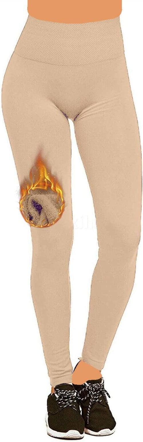 Hot! Women‚Äôs Extra Fleece Leggings High Waist Soft Stretchy Warm Pung.G