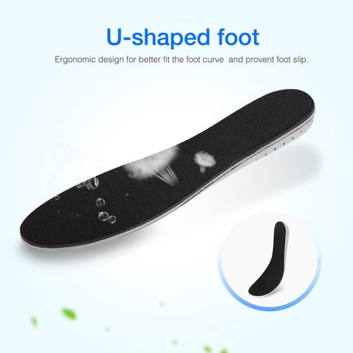 Men Women Invisible Height Increase Insoles Heel Lift Taller Shoe Pung.G