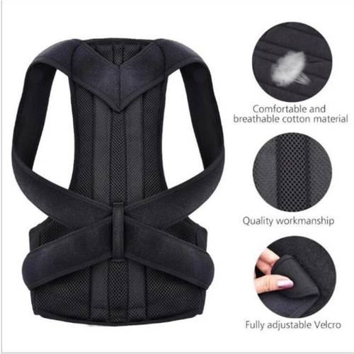 Adjustable Posture Corrector Low Back Support Shoulder Brace Belt For Pung.G