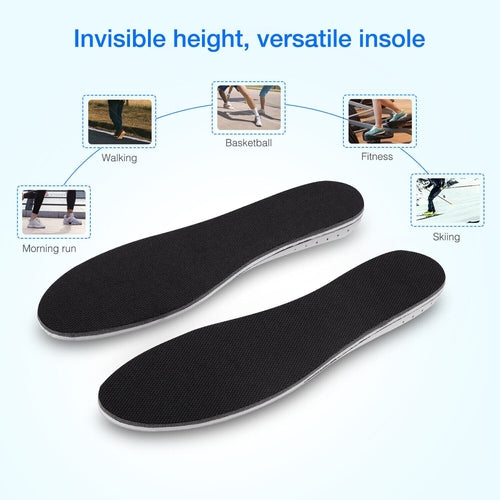 Men Women Invisible Height Increase Insoles Heel Lift Taller Shoe Pung.G