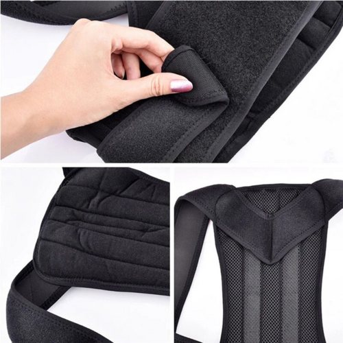 Adjustable Posture Corrector Low Back Support Shoulder Brace Belt For Pung.G