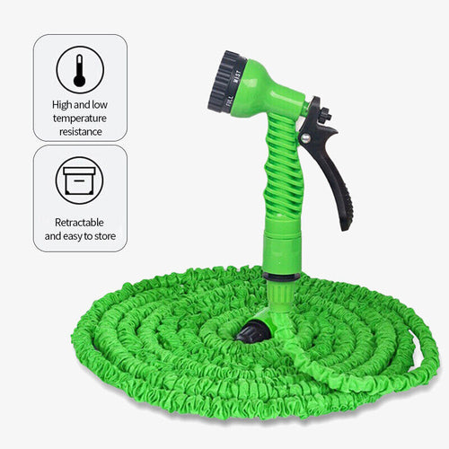 Expanding Expandable Flexible Garden Water Hose w Spray Nozzle 25, 50, Pung.G
