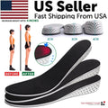Men Women Invisible Height Increase Insoles Heel Lift Taller Shoe Pung.G
