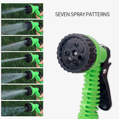 Expanding Expandable Flexible Garden Water Hose w Spray Nozzle 25, 50, Pung.G