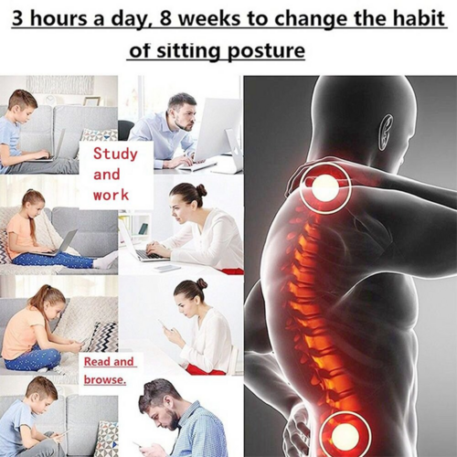 Adjustable Posture Corrector Low Back Support Shoulder Brace Belt For Pung.G