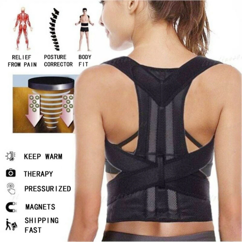 Adjustable Posture Corrector Low Back Support Shoulder Brace Belt For Pung.G