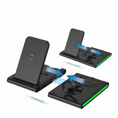 Magnetic Power Tiles 4 In 1 Wireless Charging Station Pung.G