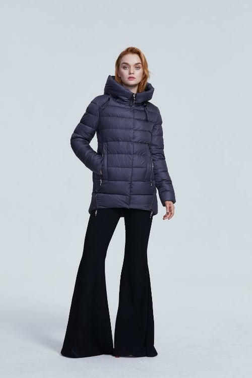 Women warm hooded winter coat women jacket casual parkas jacket Pung.G