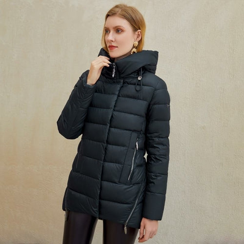 Women warm hooded winter coat women jacket casual parkas jacket Pung.G
