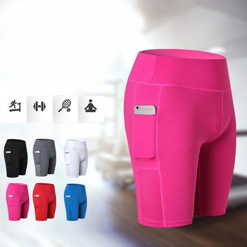 All Seasons Yoga Shorts Stretchable With Phone Pocket Pung.G
