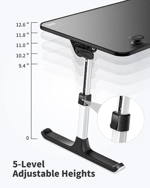 Height and Angle Adjustable Laptop Desk for Bed and Couch Pung.G