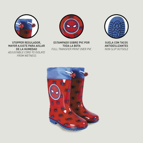 Children's Water Boots Spiderman Red Pung.G
