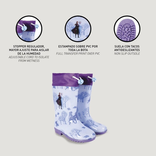 Children's Water Boots Frozen Lilac Pung.G