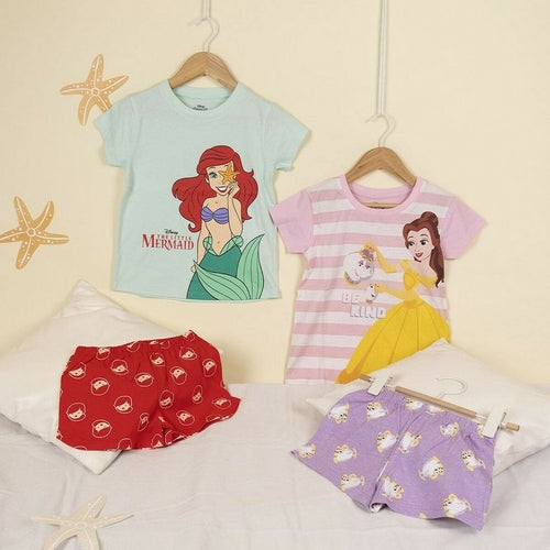 Summer Pyjama Princesses Disney Red Green Light Green Pung.G