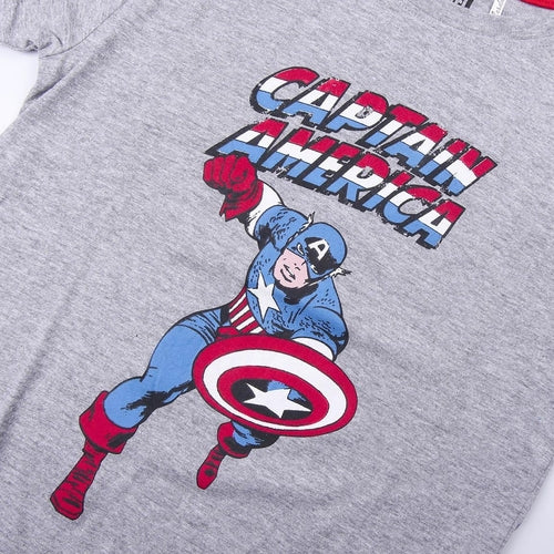 Summer Pyjama Marvel Grey Blue Pung.G