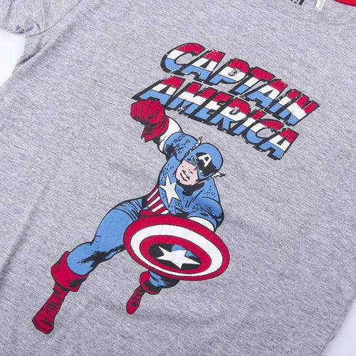 Summer Pyjama Marvel Grey Blue Pung.G