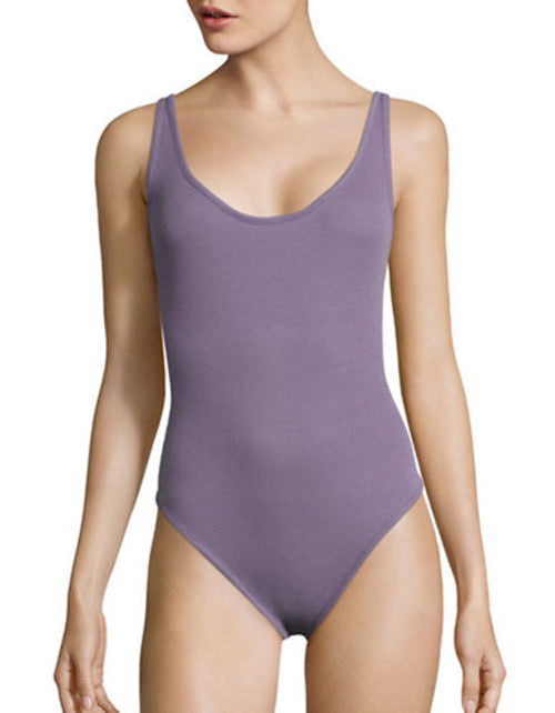 Free People Boy Babe Cotton Blend Bodysuit Ob492447 Pung.G