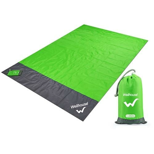Waterproof Beach Blanket Outdoor Portable Camping Picnic Mat 2m*2.1m Pung.G
