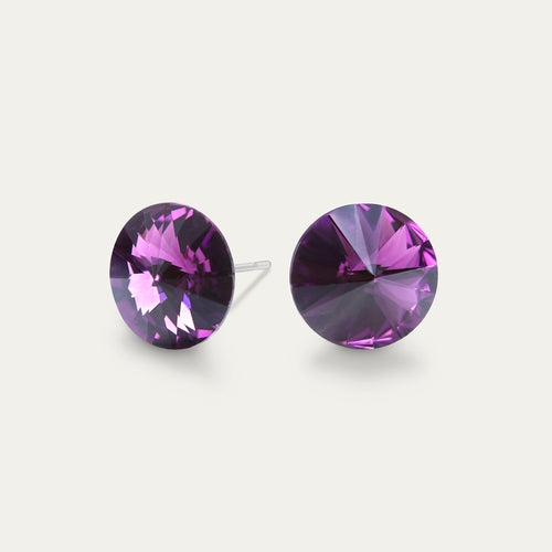 Mila - Light Amethyst - 8mm Purple Color Crystal - Hypoallergenic Pung.G
