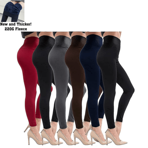 Hot! Women‚Äôs Extra Fleece Leggings High Waist Soft Stretchy Warm Pung.G