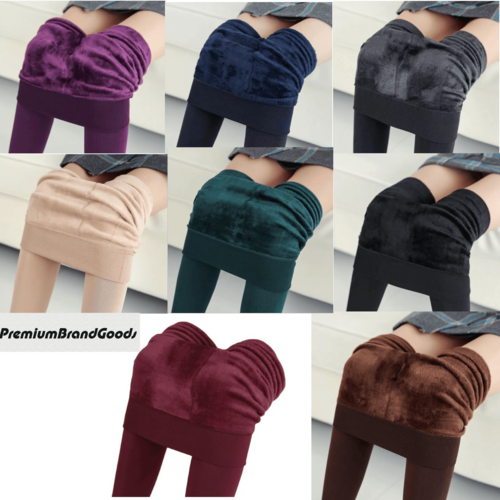Hot! Women‚Äôs Extra Fleece Leggings High Waist Soft Stretchy Warm Pung.G
