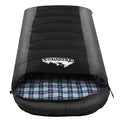 Weisshorn Sleeping Bag Single Thermal Camping Hiking Tent Black  -20°C Pung.G