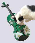Magnolia Heaven Emerald Green Violin Outfit | Pearl Fine Tuners & Pung.G