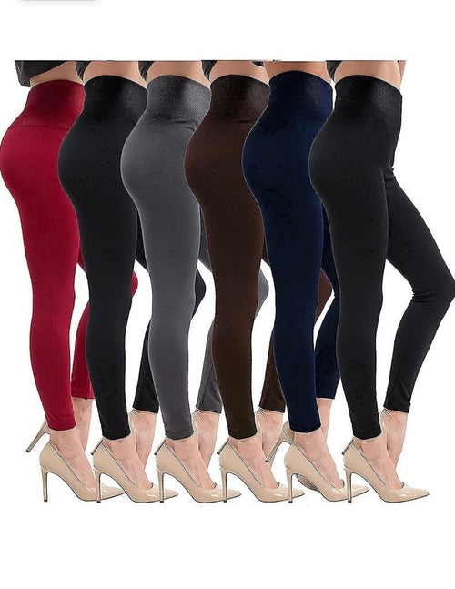 Hot! Women‚Äôs Extra Fleece Leggings High Waist Soft Stretchy Warm Pung.G