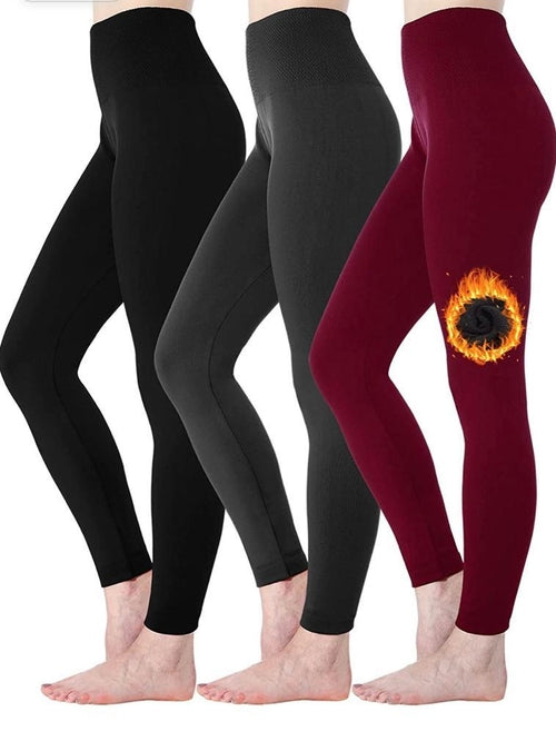 Hot! Women‚Äôs Extra Fleece Leggings High Waist Soft Stretchy Warm Pung.G