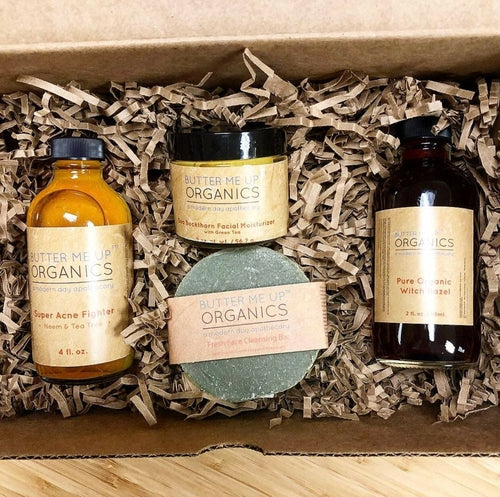 Acne Bundle / Organic Skincare / Clear Skin / Organic Acne treatment Pung.G