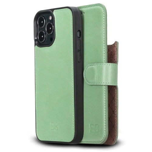 Apple iPhone 13 Series Colorful Detachable Leather Wallet Case - MW Pung.G