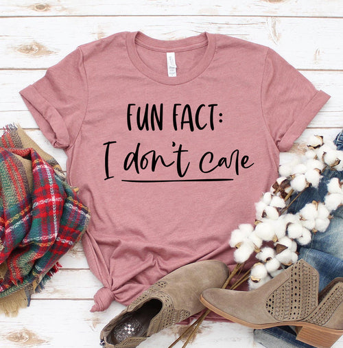 Fun Fact I Don't Care T-shirt Pung.G