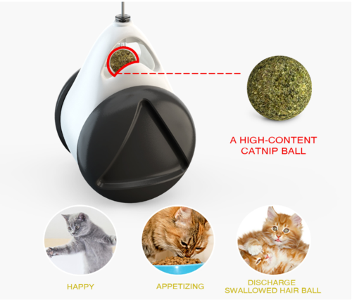 Tumbler Balanced Wheel Swinging Ball Cat Toy Pung.G