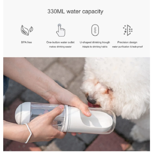 Outdoor Travel Pet Water Dispenser Pet Dog Cat Water Bottle Pung.G