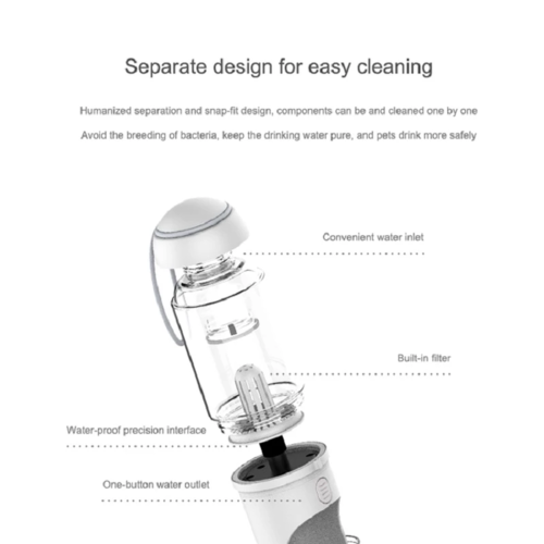 Outdoor Travel Pet Water Dispenser Pet Dog Cat Water Bottle Pung.G
