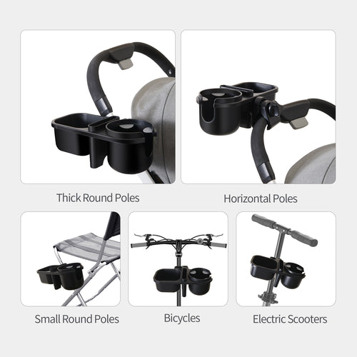 Baby Stroller Parent Cup Holders 3 in 1 Pung.G