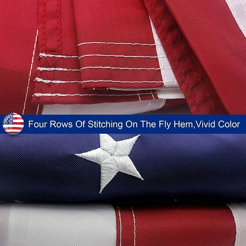 American Flag Outdoor Heavy Duty Embroidered Stars USA Flag Pung.G
