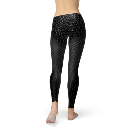 Womens Carbon Fiber Sports Leggings Pung.G