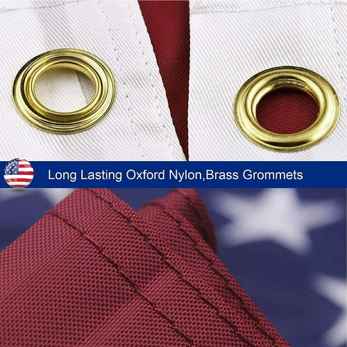 American Flag Outdoor Heavy Duty Embroidered Stars USA Flag Pung.G