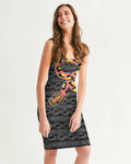 2882Sport™ Pre-Punk-Prep Women's Serpent Midi Bodycon Dress Pung.G