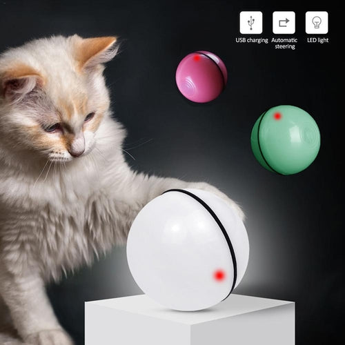 LED Laser Electronic Rolling Pet Funny Cat Toy Ball Pung.G
